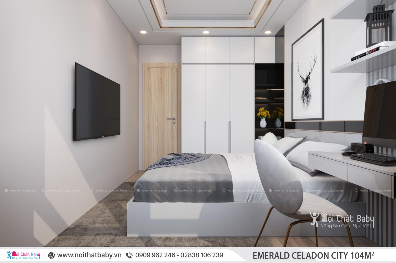 Tổng hợp các mẫu thiết kế nội thất Chung cư Emerald Celadon City